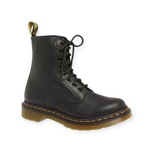 Dr Martens ✪ 1470 Classic Pascal Grunge Combat Boot ✪ Distress Black Leather ✪